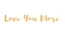 Love You More logo